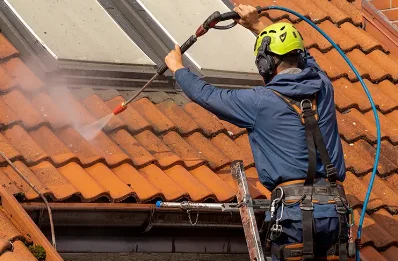 Démoussage et hydrofuge de toiture aux Bouchoux